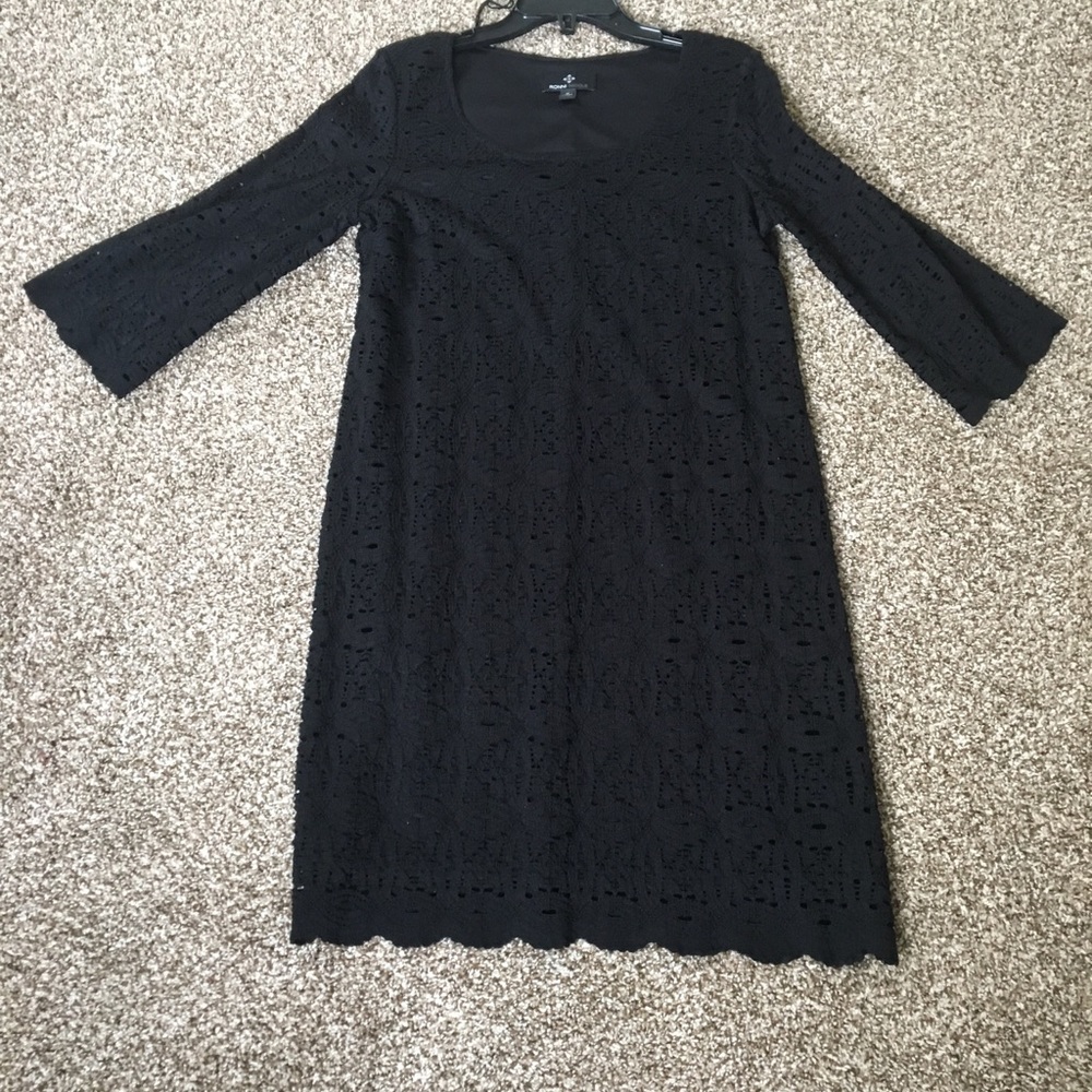 Black Dress with 3/4 sleeves